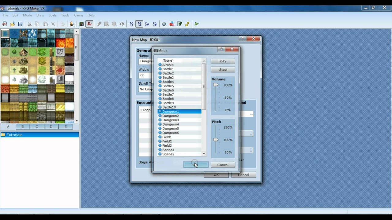 Rpg Maker VX - How to make a dungeon - YouTube