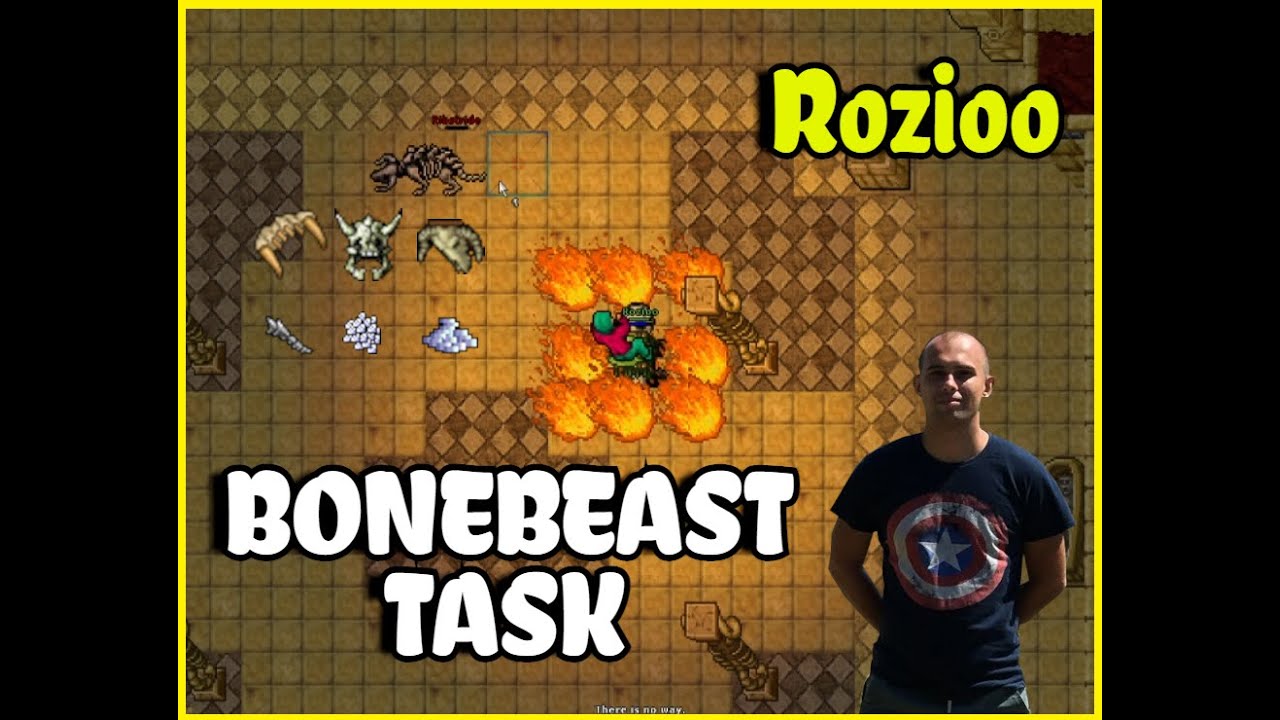 Tibia - Ribstride (Bonebeast task Boss) Peninsula Tomb - YouTube