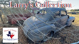 Larry's Collection of Classic Cars and Trucks, Coupes, Camaros, and Engines.