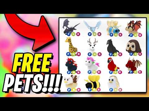 GIVEAWAY! 🎁 Getting FREE PETS in ADOPT ME! 🐲 (1K SUB) 🔴 Roblox Live