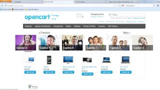 Responsive Caption Navigation Carousel Opencart Module