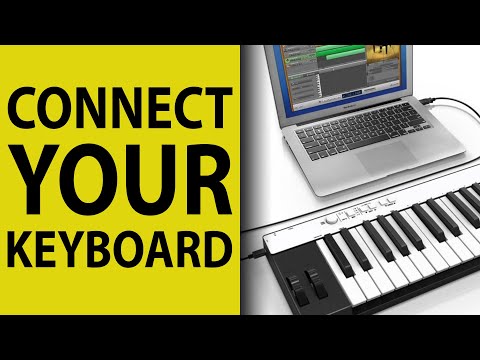 Video: How To Connect A Midi Keyboard