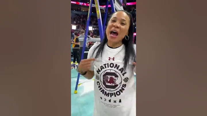 TALK TO ME NICE - Dawn Staley after winning the Na...
