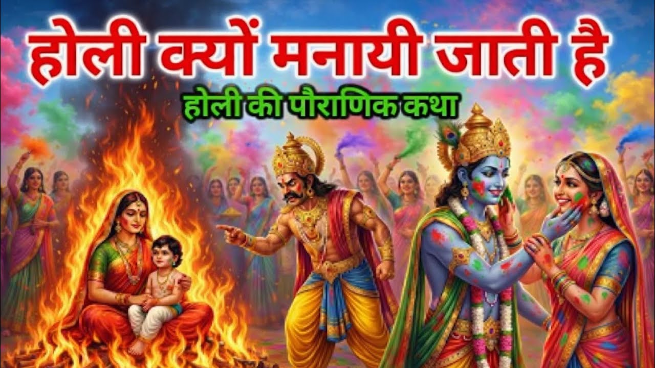 होलिका दहन से रंगों वाली होली तक: जानिए इसके पीछे का असली इतिहास | Bhakti Adhyatmik Saar