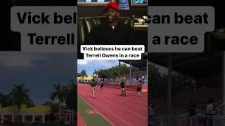 michael vick believes he can beat terrell owens in a race 🏃‍♂️💨 | club shay shay | #shorts