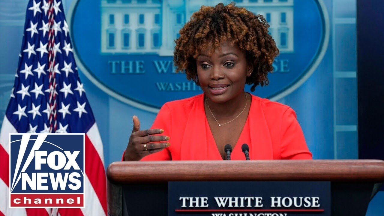 Karine Jean-Pierre holds White House press briefing