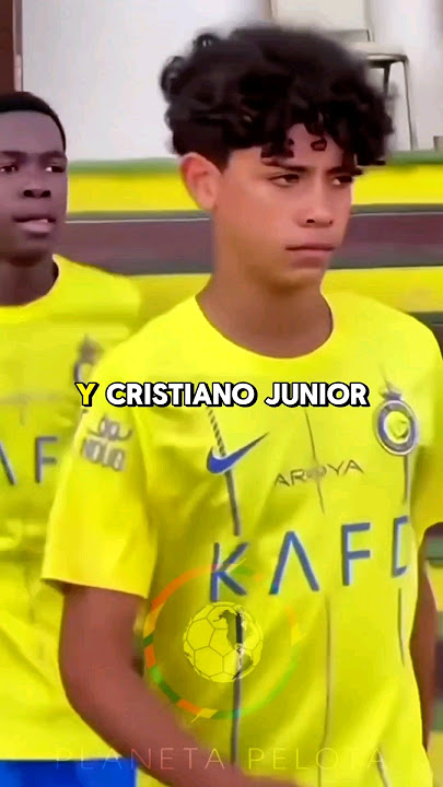 Cristiano Junior mete 9 goles en un partido. #cristianoronaldo #futbol #cristianojunior #goat #crack