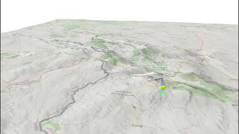 QGIS Flythrough to demonstrate VR Created Logo