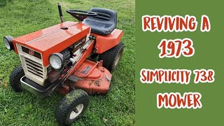 Reviving a 1973 Simplicity 738 Mower