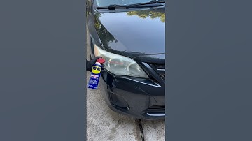 Headlight Restoration with WD-40, FAKE #car #automobile