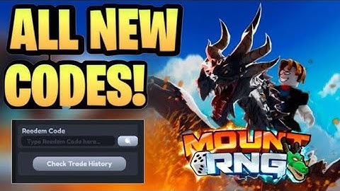 *NEW* ALL WORKING CODES FOR MOUNT RNG IN SEPTEMBER 2025! ROBLOX MOUNT RNG CODES!