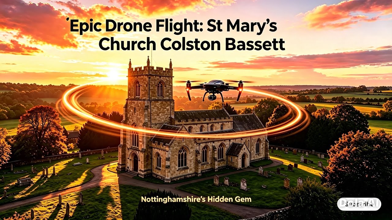 Hidden Gem St Mary’s Colston Bassett Nottinghamshire 4k Drone Flight