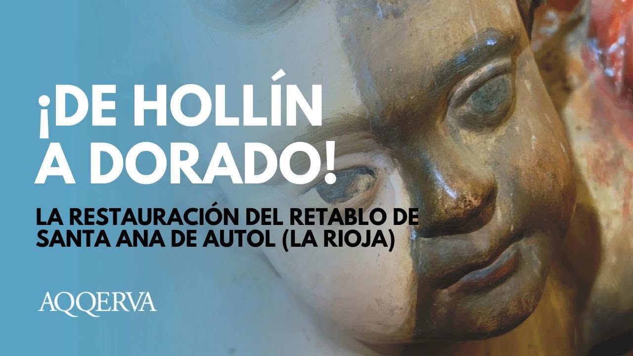 Restauración de un retablo barroco oculto bajo siglos de suciedad