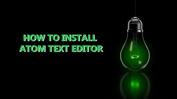 openSUSE Leap - How to install Atom Text Editor