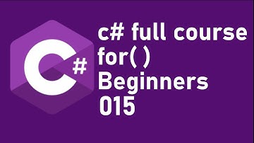 الدرس الخامس عشر من كورس تعلم لغة C# للمبتدئين #15