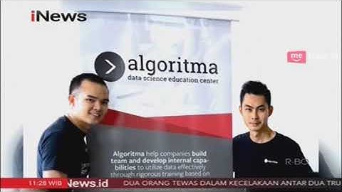 Pelatihan Data Science di Indonesia | Algoritma Academy | iNews Media Coverage