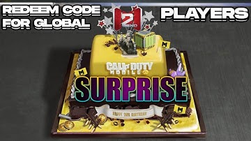 CODM 2nd Anniversary Redeem code for Global players | Call of duty mobile | Surprise 🤩