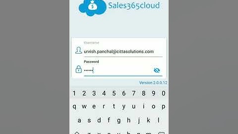 Sales365cloud - Android Application