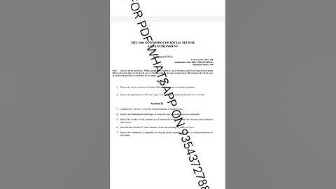 MEC 108 ENGLISH MEDIUM SOLVED ASSIGNMENT 2020-21 | FOR PDF WHATSAPP ON 9354372788