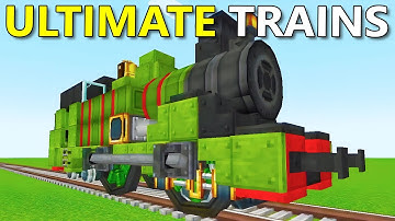 10 Mind-Blowing Trains Made With Create Mod (Minecraft Mods)