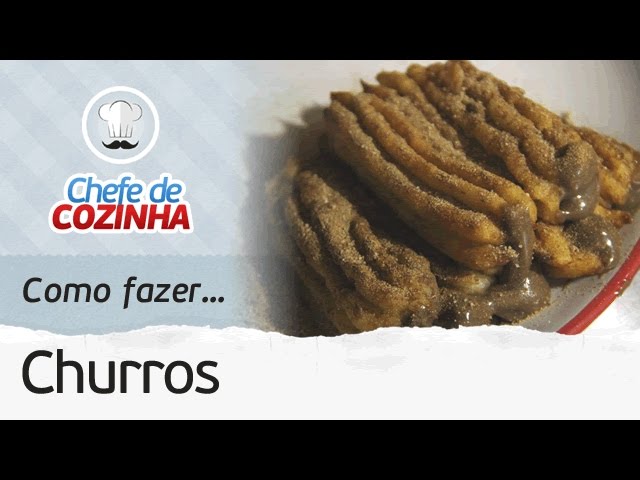 CHURROS CASEIRO FÁCIL E RÁPIDO