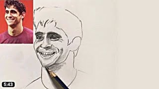 رسم لاعب بونو من الامام/تعلم رسم خطوة بخطوة/#بونو