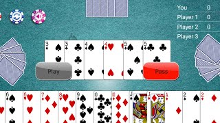 Playing Card Game ,Tien Len Cards , Android Gameplay screenshot 5