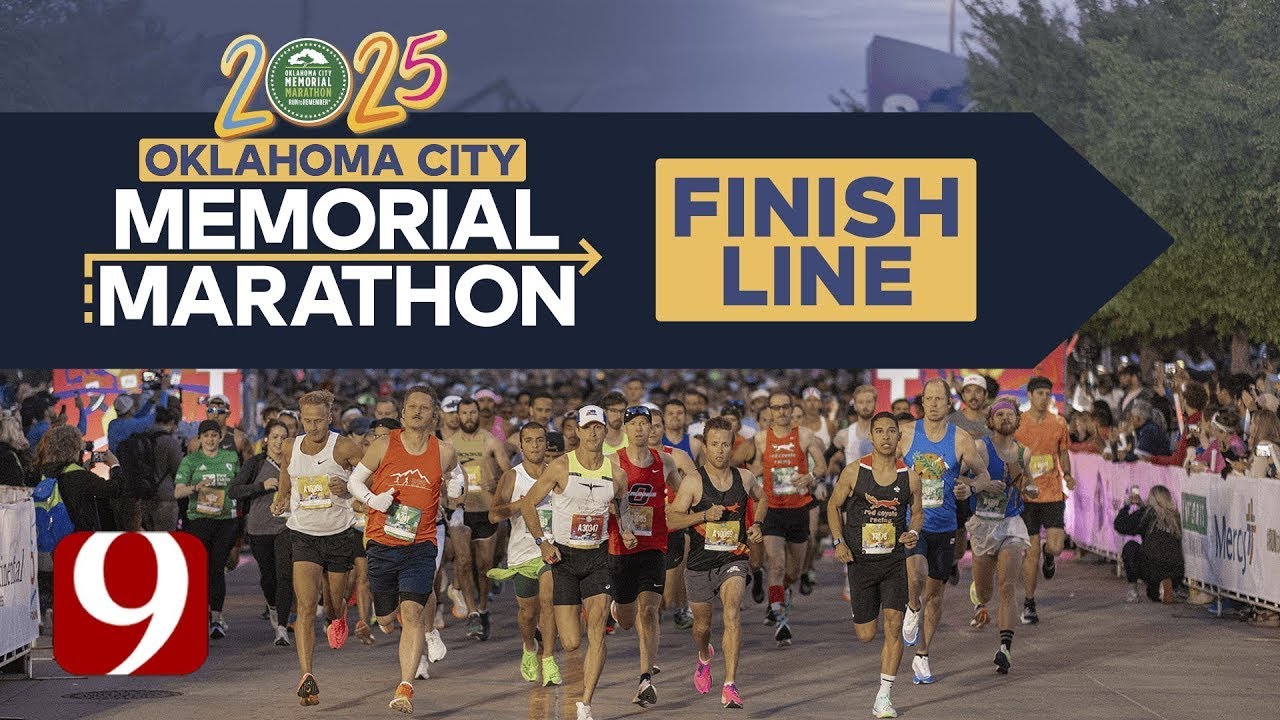 Oklahoma City Memorial Marathon finish at the National Memorial photo 2