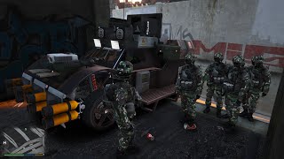 Curi Mobil Merryweather Dikejar Zombie Satu Kota! GTA 5 Mod Zombie Survival Indonesia