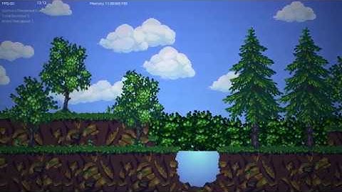 Procedural 2d Terrain and Forest Generation [GameDev]