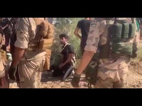 لحضات انفجار سيد حيدر من قبل محاصرت الجيش العراقي كمل الفيديو الاخير