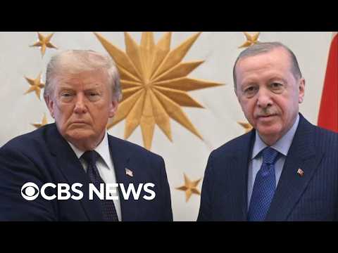 Trump meets with Turkish President Erdogan ahead of NATO summit