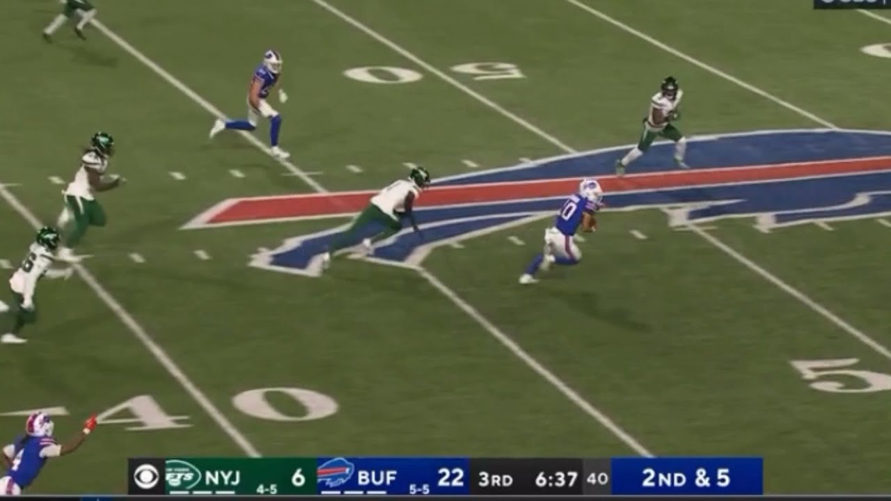 Sauce Gardner Burned by dime from Allen to Shakir for 81 yard Td 🦬💪🏼