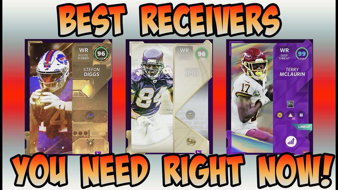 BEST WIDE RECEIVERS YOU NEED RIGHT NOW IN MADDEN 21 ULTIMATE TEAM RANKING TOP WR OFFENSE SUPER