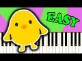 THE CHICKEN DANCE - Easy Piano Tutorial