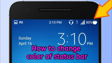 How to change color of status bar in sketchware || tutorial #20