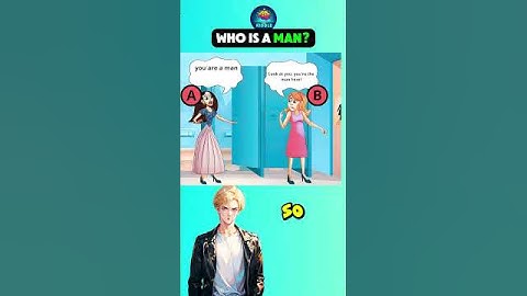 Who is a man? #riddlechallenge #riddleoftheday #enigma #logicpuzzles #riddle #brainteasers