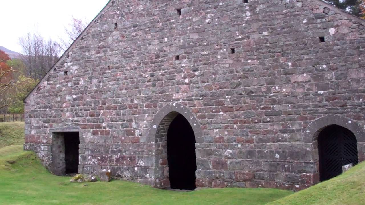 Charcoal Sheds Bonawe Furnace Taynuilt Argyll Scotland YouTube