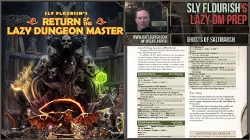 Lazy D&D Prep: Ghosts of Saltmarsh, Danger at Dunwater pt 3