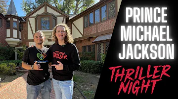 Prince Michael Jackson Talks THRILLER Halloween Party & Gives a House Tour