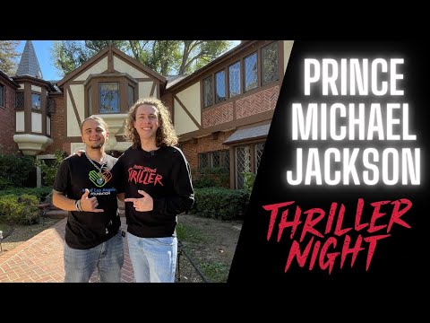 Prince Michael Jackson Talks THRILLER Halloween Party & Gives a House Tour