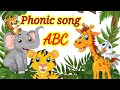 ABC animal song | Phonic song | ABC song | Nursery rhymes| Learn ABC Alphabet | Kids song