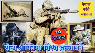 संसारकै 10 शक्तिशाली देश ||  top 10 powerful contry in world || army force || sunlight tv Nepal