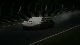 Mclaren P1 vs Corvette C7R On The Nordschleife - Full Lap