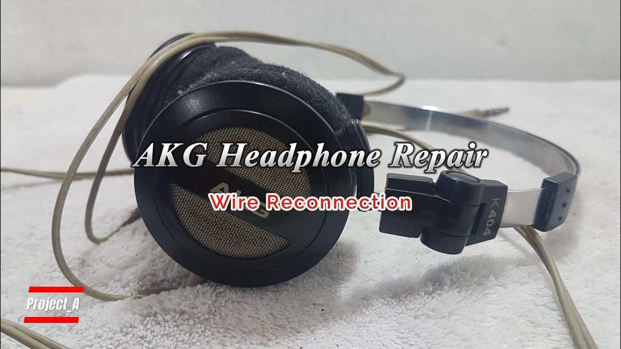 AKG Headphone Repair YouTube