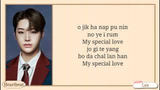 XODIAC (소디엑) - 'SPECIAL LOVE' easy lyrics