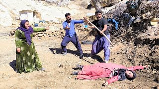 Husband's violent and angry  confrontation with second lady due to tension with first lady