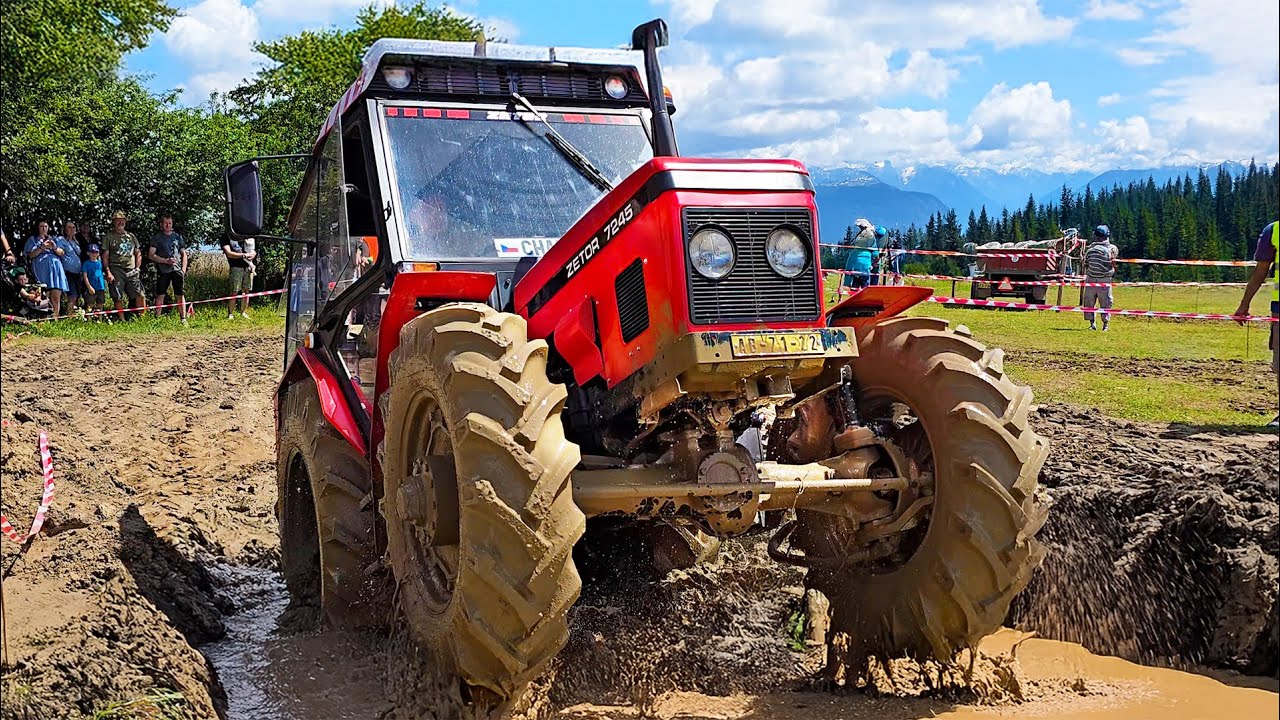 Грязь против. Тяга – Crazy Tractor Show Koněšín