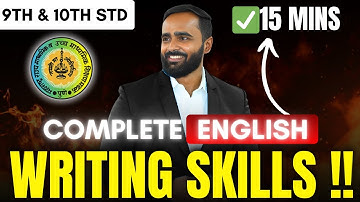 ENGLISH COMPLETE WRITING SKILLS|9TH & 10TH STD|ONE SHOT|PRADEEP GIRI SIR