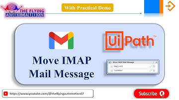 Move mails from one folder to another in UIPath |Move IMAP mail Message Activity| UIPATH Tutorial-43